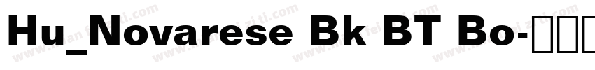 Hu_Novarese Bk BT Bo字体转换